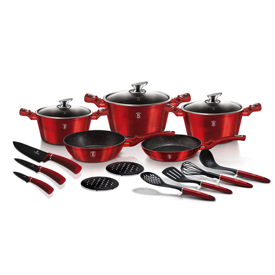 Berlinger Haus 17 Piece Aluminium Non Stick Cookware Set