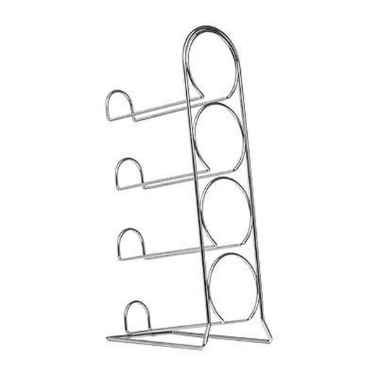 Chrome Wine Rack, 4 Bottles