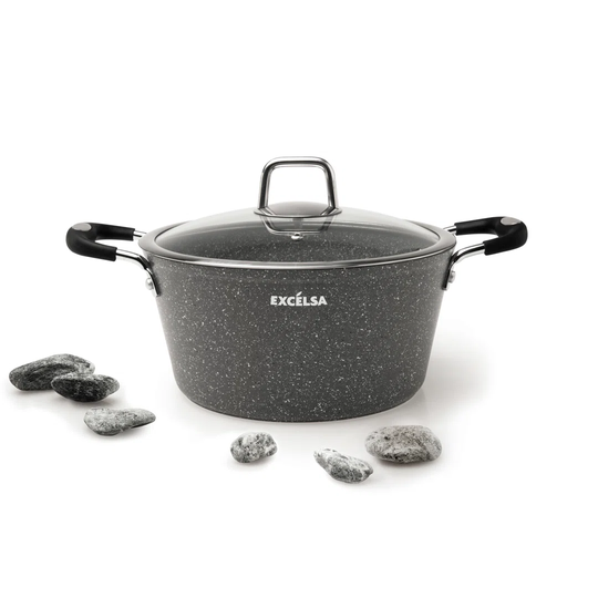 FORN-OK CASSEROLE 2 HANDLES WITH LID 24 CM.