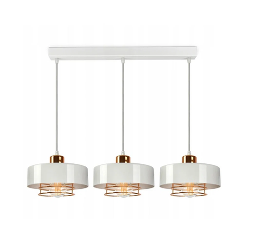 Sabetha 3 - Light Kitchen Island Drum Pendant