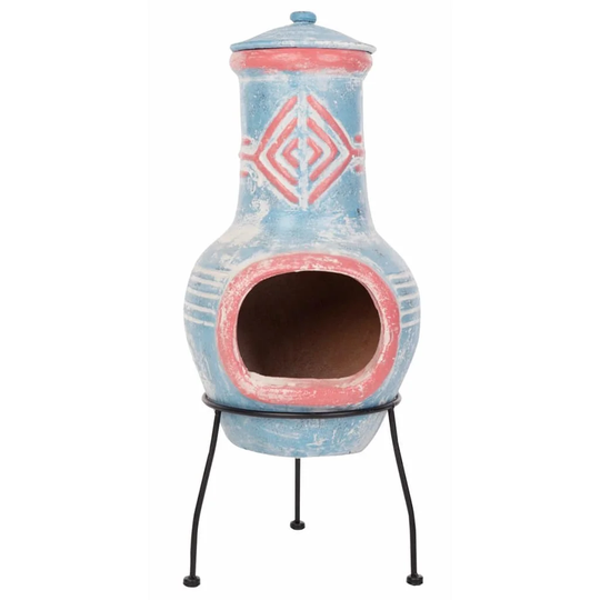 RedFire Fireplace Colima Clay Sea Blue/Red