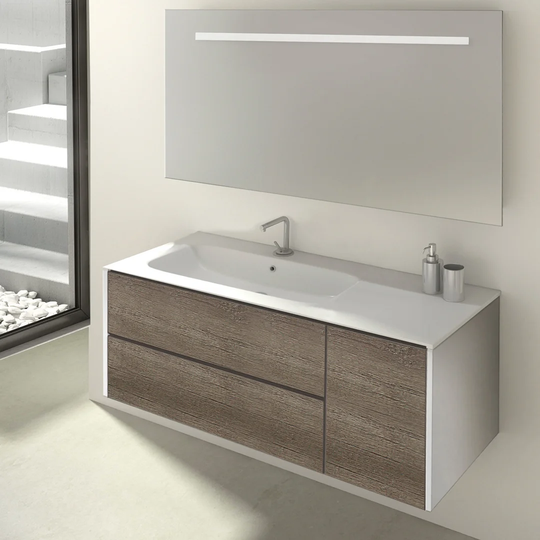Mosman 3-Piece Bathroom Furniture Set with LED Mirror