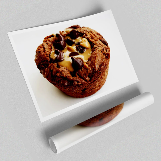 Chocolate Caramel Muffin - Unframed Photograph Print on Paper