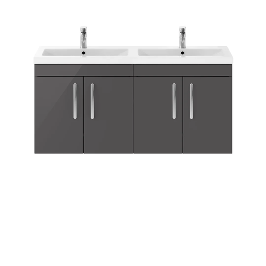 1208mm Wall Hung Double Vanity Unit