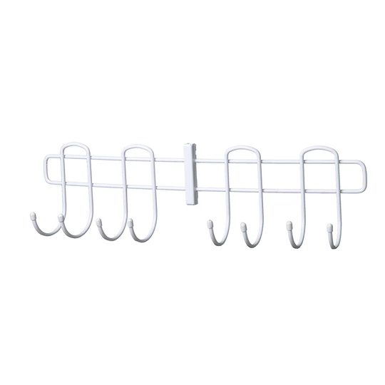 Shelf Track Wall Mounted Coat Rack