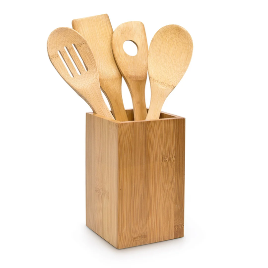 Spinelli 5 Piece Bamboo Cooking Spoon Set