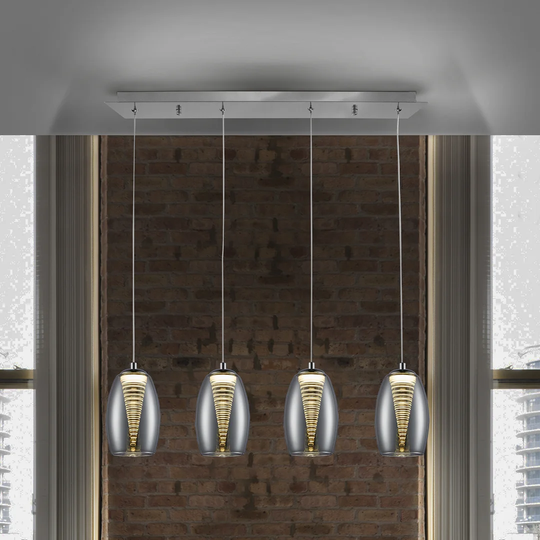 Boerner 4-Light LED Kitchen Island Pendant