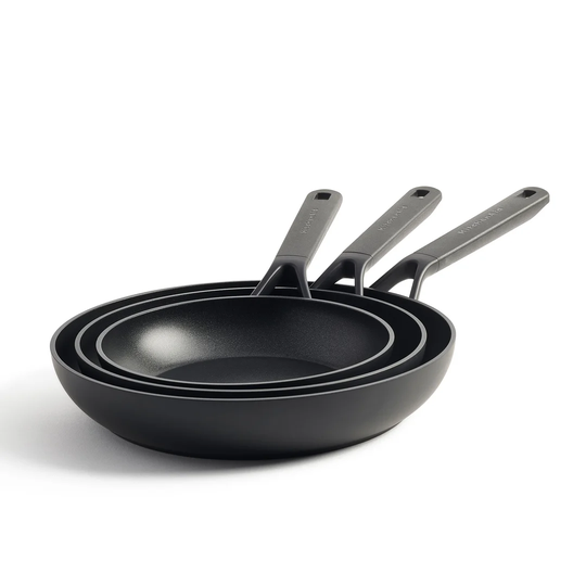 KitchenAid Classic Forged Aluminium Non-Stick 3 Piece Frying Pan Set