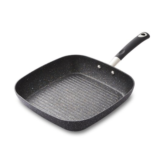 Tower T900115 Precision 28cm Non-Stick Grill Pan, Black