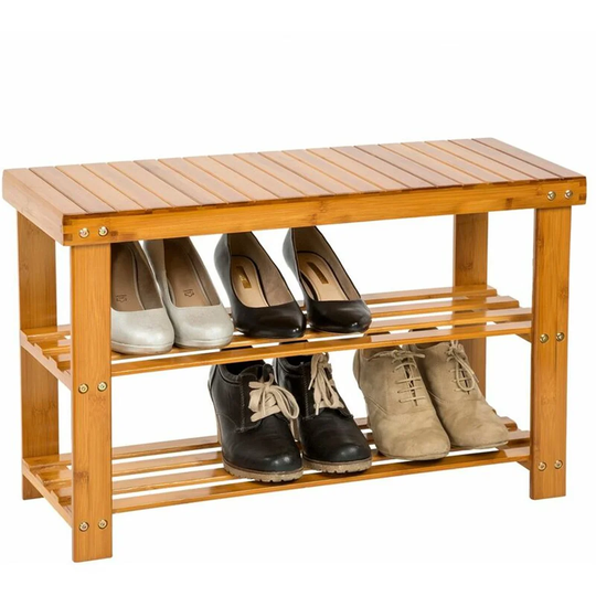 6 Pair Shoe Storage Bench