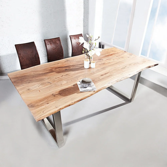 Finadeni Acacia Solid Wood Dining Table