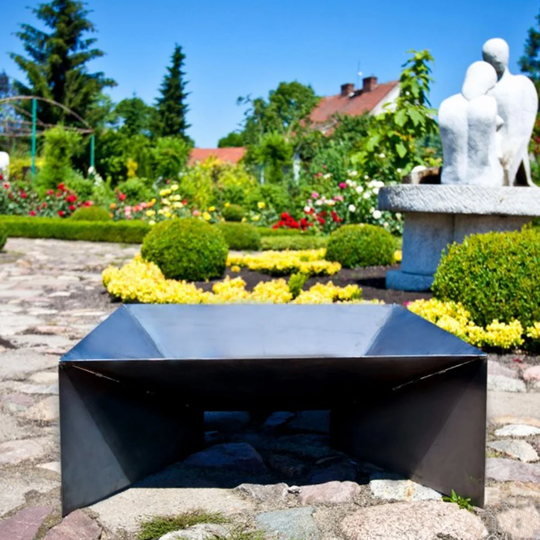 Borghese Steel Charcoal/Wood Burning Fire Pit