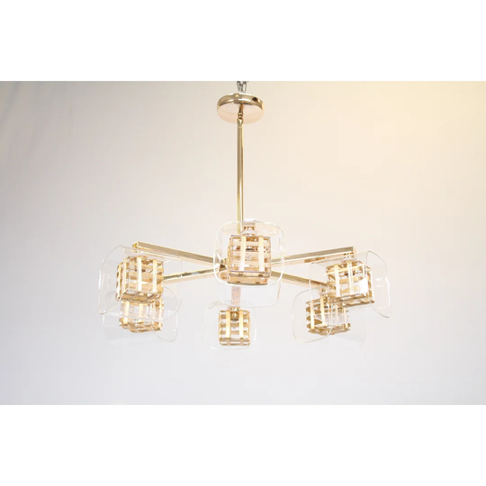 Chute 6 - Light Kitchen Island Square Pendant