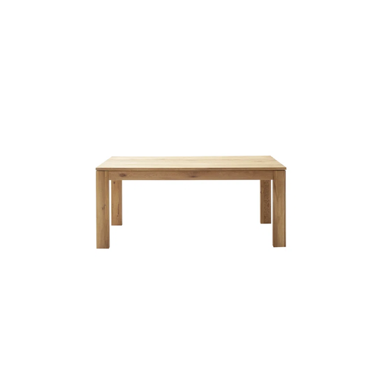Sisse 280 Cm Extendable Self-Storing Leaf Solid Oak Pedestal Dining Table