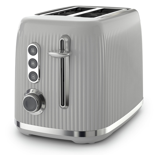 Breville VTR002 Bold 2 Slice Toaster - Grey and Silver