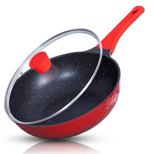 30Cm Non-Stick Frying Pan with Lid
