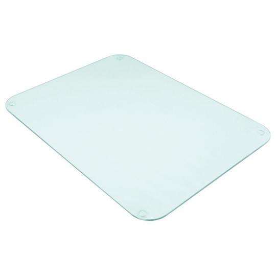 Tuftop 50cm x 40cm Large Worktop Saver, Clear, Smooth Finish