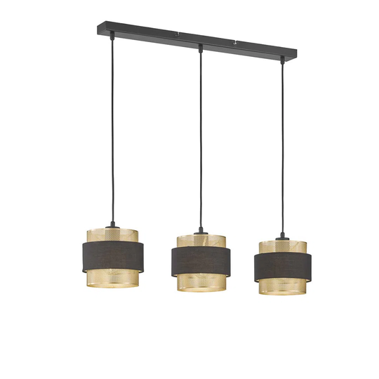 Annan 3 - Light Kitchen Island Linear Pendant