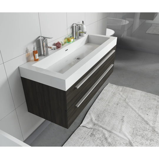Sandry 125mm Wall Hung Double Vanity Unit