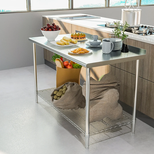 Cheryln 120 Cm Stainless Steel Prep Table