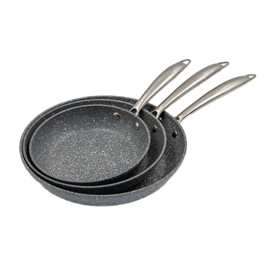 Belfry Kitchen Anti-Scratch Non Stick Frying Pan Set Of 3, 20/24/28Cm, Induction Safe