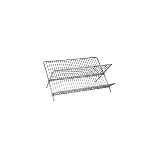 Folding Dish Rack in Chrome
