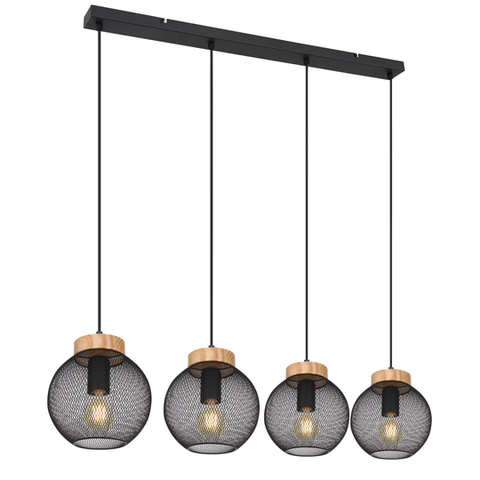 Axtellon 4-Light Kitchen Island Globe Pendant