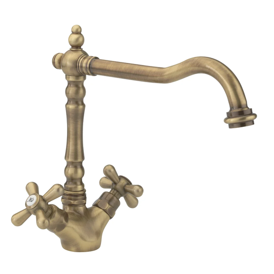 French Mono Double Handle Monobloc Mixer Tap