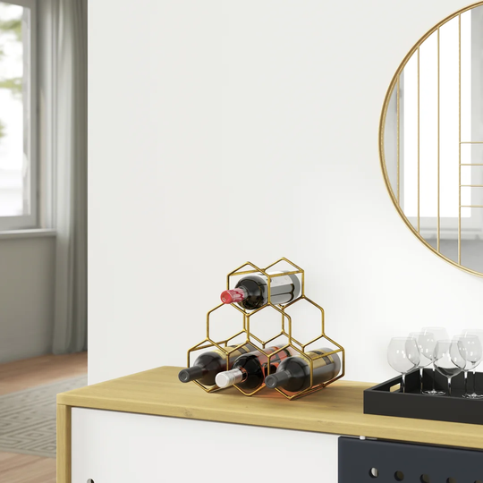 Coaling 6 Bottle Tabletop Wine Glass Rack
