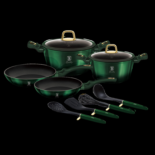 (Emerald) Berlinger Haus 10 Pc Cookware Set Induction