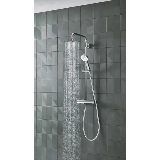 Quantum Cool Touch Thermostatic Shower with Handheld Shower Head