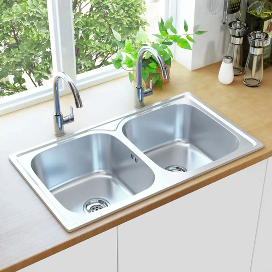 Isabeau Double Bowl Undermount Kitchen Sink