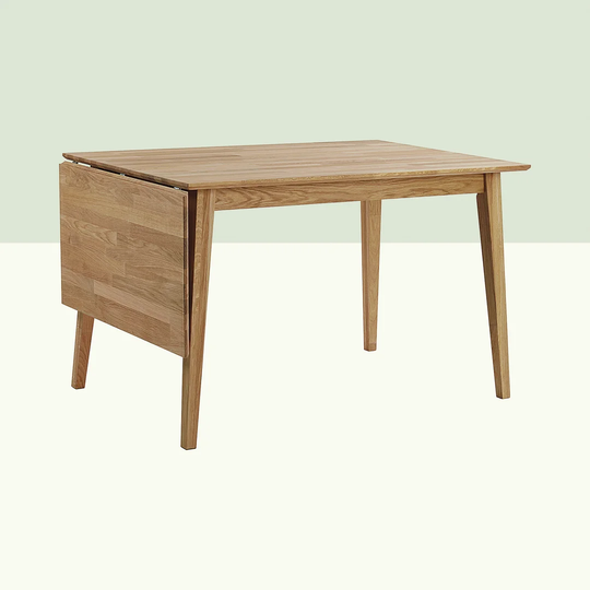 Balic 90Cm Drop Leaf Solid Wood Dining Table