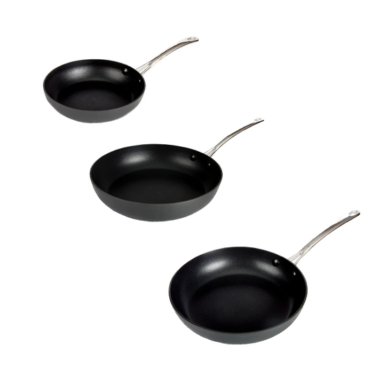 Anodised 3-Piece Frying Pan