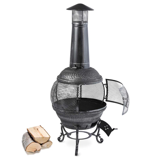 Flavius Cast Iron Chiminea