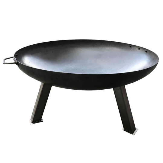 Williston Forge Large 80Cm Round Oil Finished Fire Pit