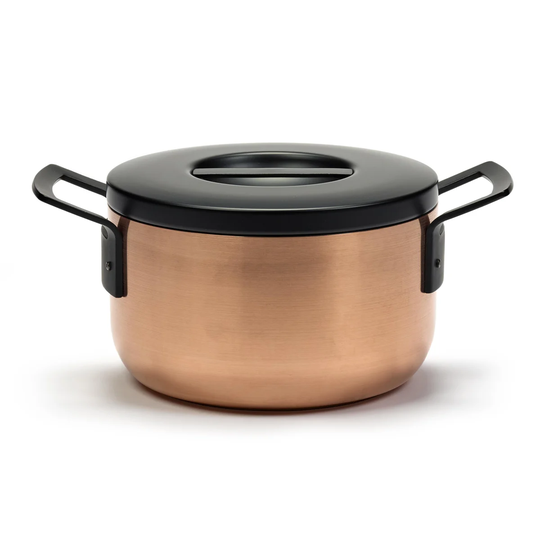 Serax Base casserole with lid 6 l copper