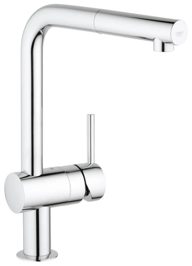Gleason Pull Out Single Lever Monobloc Tap with Handle