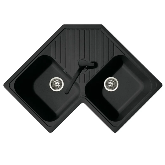 Blaine 83cm x 83cm Corner Kitchen Sink