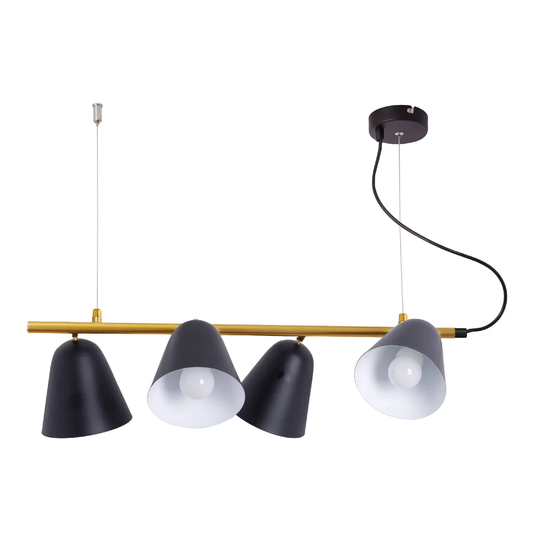 4-Light Kitchen Island Dome LED Pendant