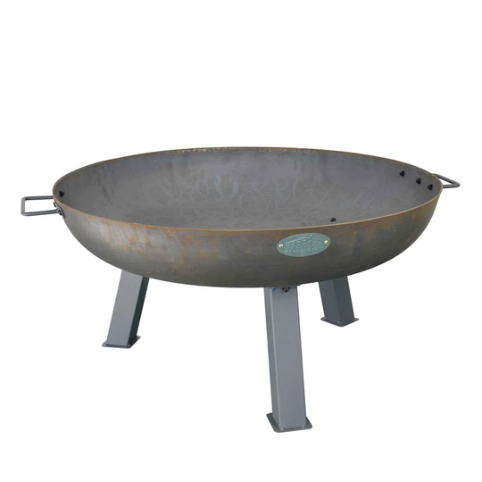 38.5Cm H x 87Cm W Cast Iron Outdoor Fire Pit