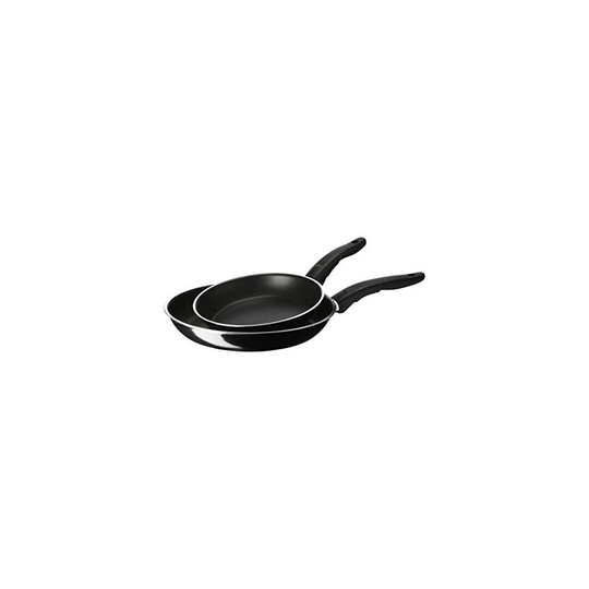 Ikea Kavalkad Frying Pan Set of 2, Black Teflon Classic Non-Stick Coating