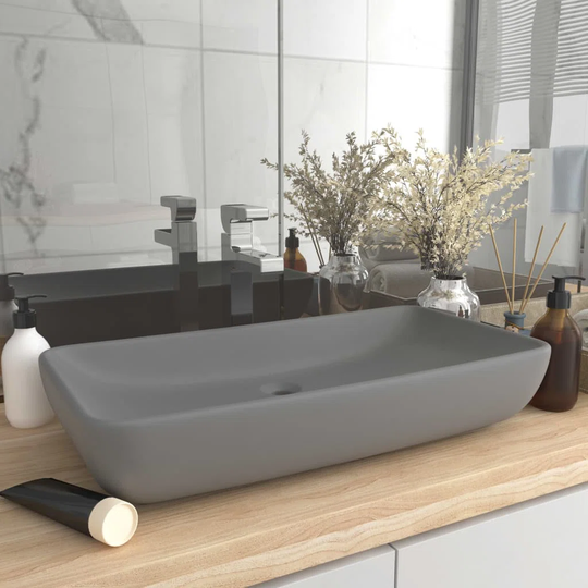 Mcneely Luxury Ceramic Countertop Basin