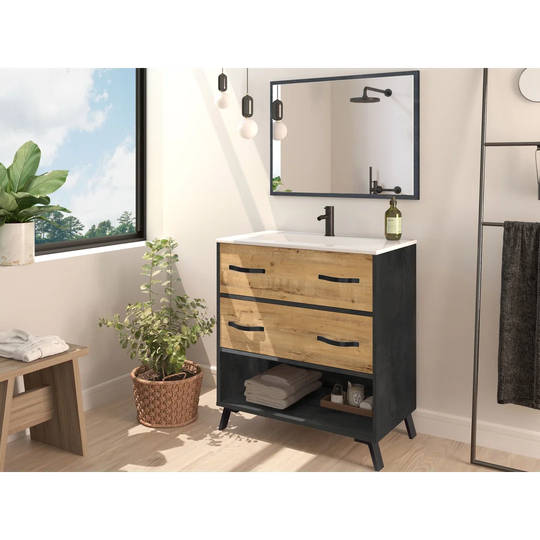 Ivaan 820mm Free-standing Single Vanity Unit