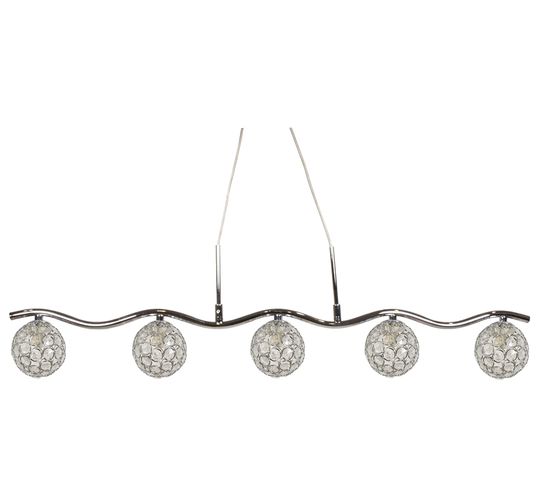 Michaud 5-Light Kitchen Island Linear Pendant
