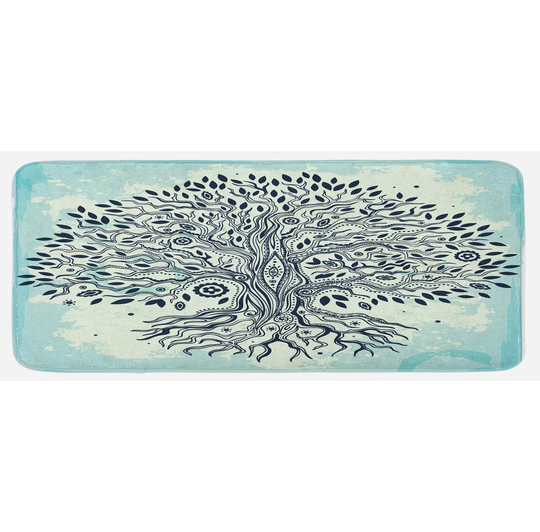 Caitlynn East Chinese Bonsai Roots Kitchen Mat