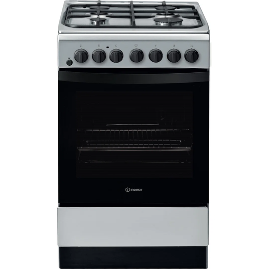 Indesit IS5G4PHSS/UK Dual Fuel Cooker - Stainless Steel