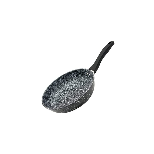 GLAXA - Black Non-Stick Frying Pan - Cool Touch Handle - Suitable for Induction, Electric & Gas Hobs - Forged | Ceramic Marble | Induction B