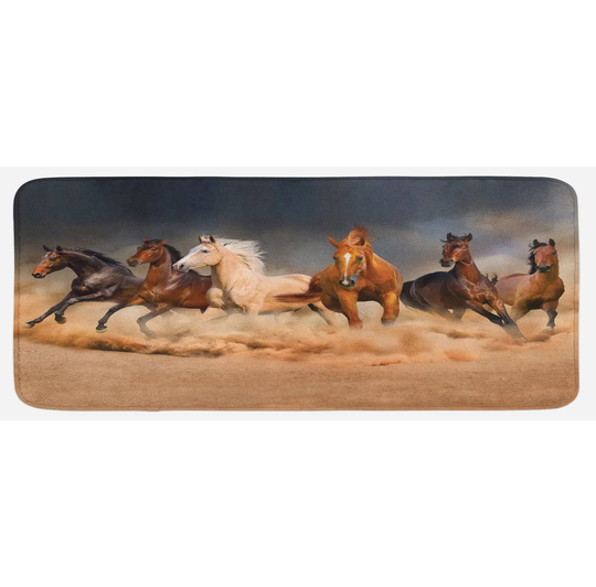 Buell Horse Equine Themed Animals Kitchen Mat