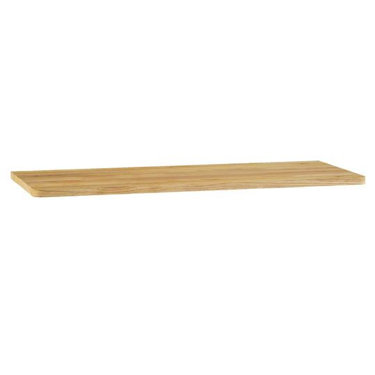 Vazquez 122Cm W x 5Cm H x 51Cm D Solid Wood Wall Mounted Bathroom Shelves